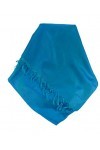 Pashmina & Silk Varanasi Foulard de Soie Sumra Blue Gamme Heritage