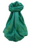 Pashmina & Silk Varanasi Foulard de Soie Mithali Blue Gamme Heritage