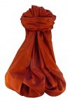 Pashmina & Silk Varanasi Foulard de Soie Rishi Red Gamme Heritage