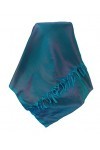 Pashmina & Silk Varanasi Foulard de Soie Goyal Blue Gamme Heritage
