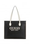 Guess Cabas rigide à gros logo Silvana jeans - Femme