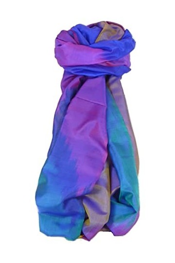 Pashmina & Silk Varanasi Ekal Foulard de Soie Tamwar 3 Gamme Heritage