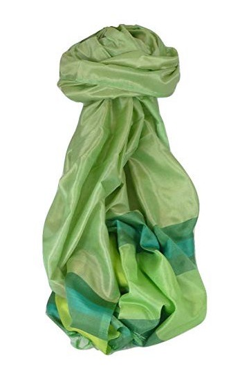 Pashmina & Silk Foulard de Soie Prime Varanasi Border Heritage Rajagopal 253