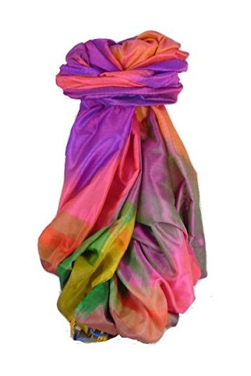 Pashmina & Silk Varanasi Foulard de Soie KURIAN 1 Gamme Heritage
