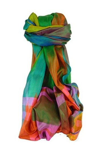 Pashmina & Silk Varanasi Ekal Foulard de Soie Shan 3 Gamme Heritage