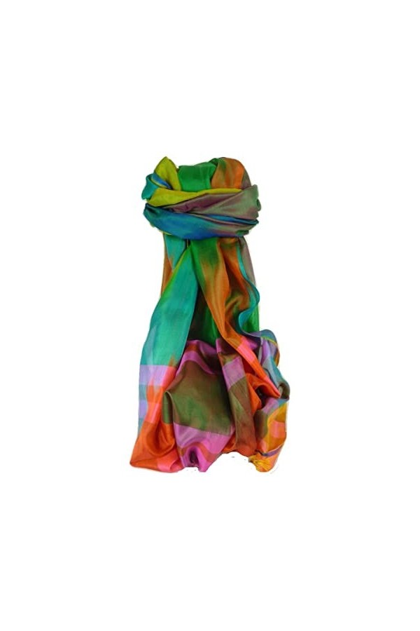 Pashmina & Silk Varanasi Ekal Foulard de Soie Shan 3 Gamme Heritage