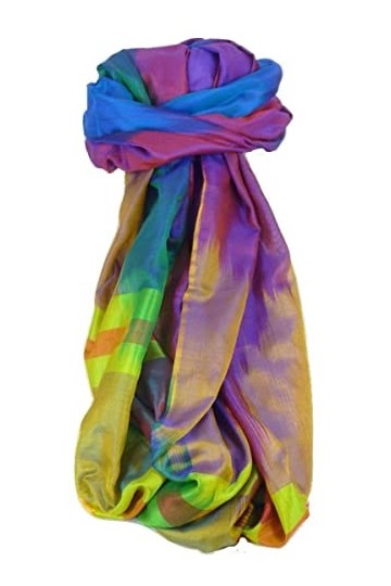 Pashmina & Silk Varanasi Ekal Foulard de Soie Masood 10 Gamme Heritage