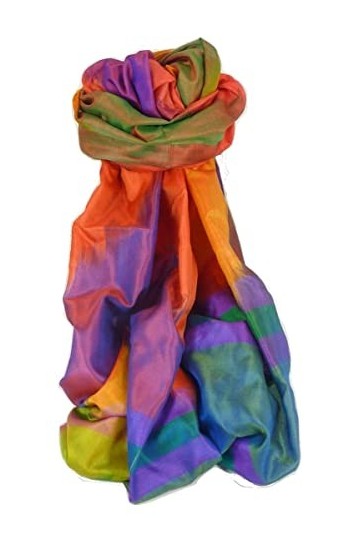 Pashmina & Silk Varanasi Ekal Foulard de Soie Chana 5 Gamme Heritage