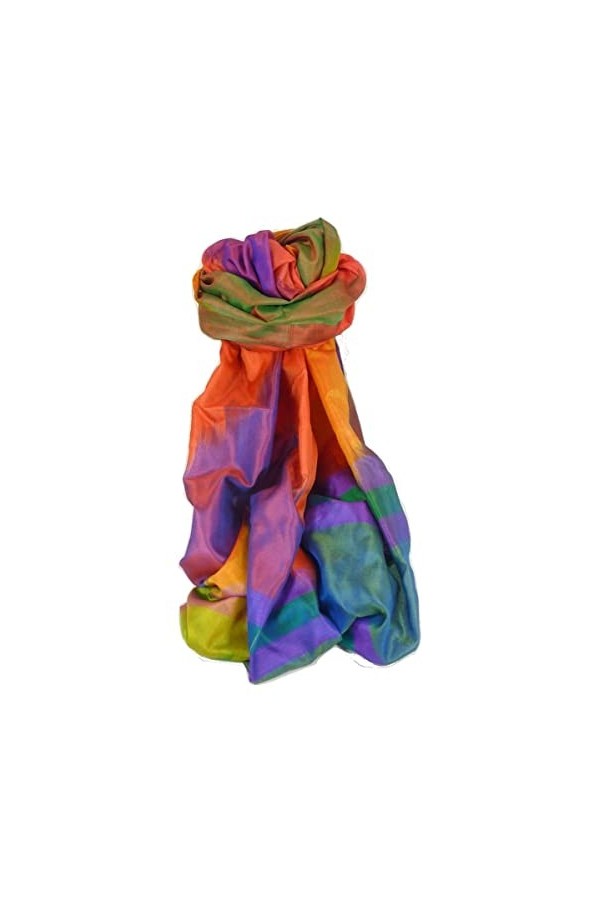 Pashmina & Silk Varanasi Ekal Foulard de Soie Chana 5 Gamme Heritage