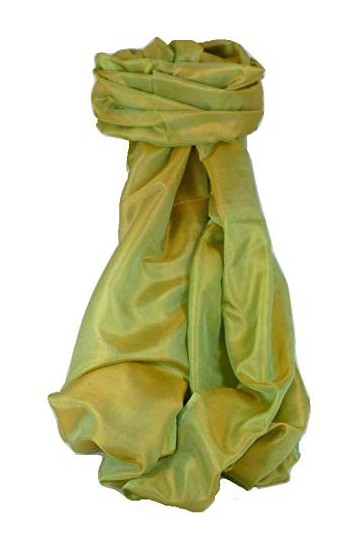 Pashmina & Silk Varanasi Foulard de Soie Sahni 7 Sand Gamme Heritage