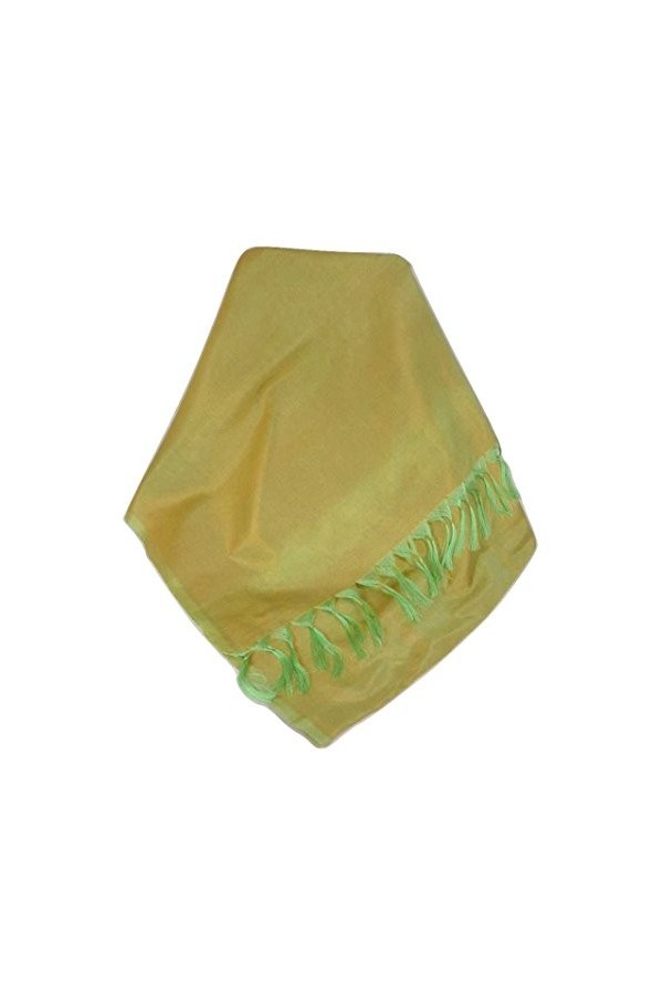 Pashmina & Silk Varanasi Foulard de Soie Sahni 7 Sand Gamme Heritage