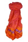 Pashmina & Silk Foulard de Soie Prime Varanasi Border Heritage Ganguly 914