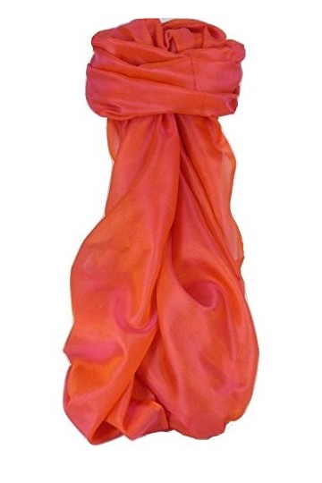 Pashmina & Silk Varanasi Foulard de Soie Madan 4 Peony Gamme Heritage