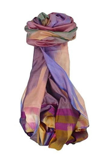 Pashmina & Silk Varanasi Ekal Foulard de Soie Arun 6 Gamme Heritage