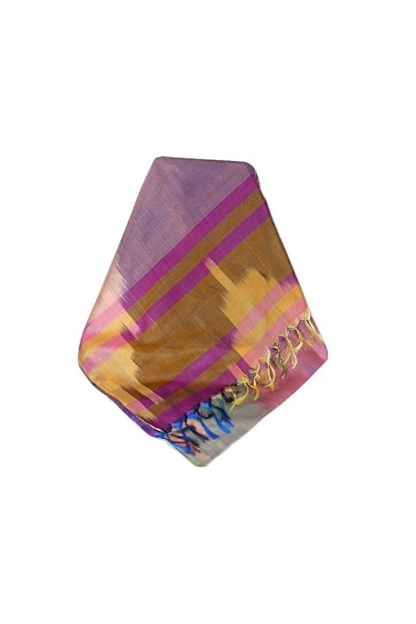 Pashmina & Silk Varanasi Ekal Foulard de Soie Arun 6 Gamme Heritage