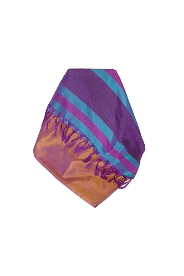 Pashmina & Silk Foulard de Soie Prime Varanasi Border Heritage Sandeep 300