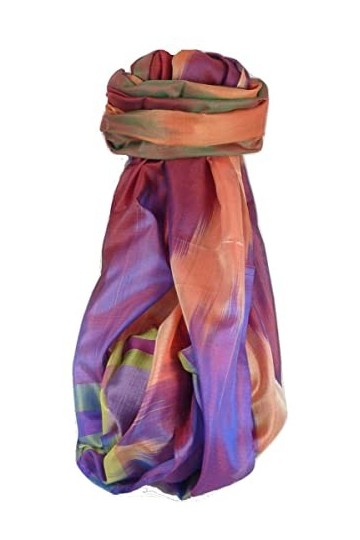 Pashmina & Silk Varanasi Ekal Foulard de Soie Kurian 8 Gamme Heritage
