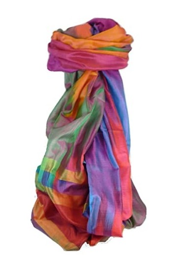 Pashmina & Silk Varanasi Ekal Foulard de Soie Kurian 5 Gamme Heritage