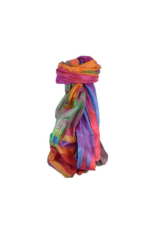 Pashmina & Silk Varanasi Ekal Foulard de Soie Kurian 5 Gamme Heritage