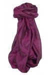 Pashmina & Silk Varanasi Foulard de Soie Nara 3 Hibiscus Gamme Heritage