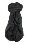 Pashmina & Silk Varanasi Foulard de Soie Nara 5 Black Gamme Heritage