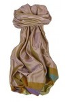 Pashmina & Silk Foulard de Soie Prime Varanasi Border Heritage Rampersan 412