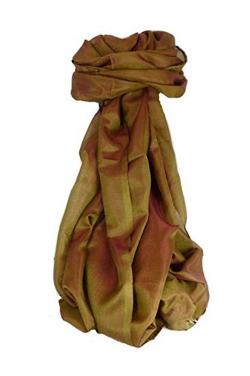 Pashmina & Silk Varanasi Foulard de Soie Anand 5 Blush Gamme Heritage