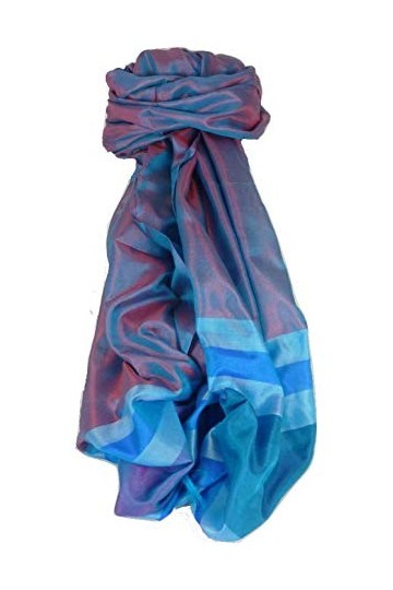 Pashmina & Silk Foulard de Soie Prime Varanasi Border Heritage Dasgupta 513