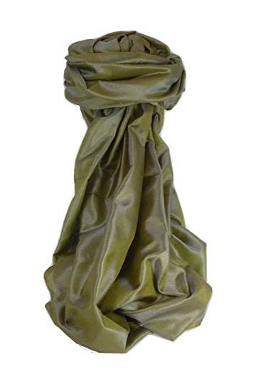 Pashmina & Silk Varanasi Foulard de Soie Anand 4 Pearl Gamme Heritage