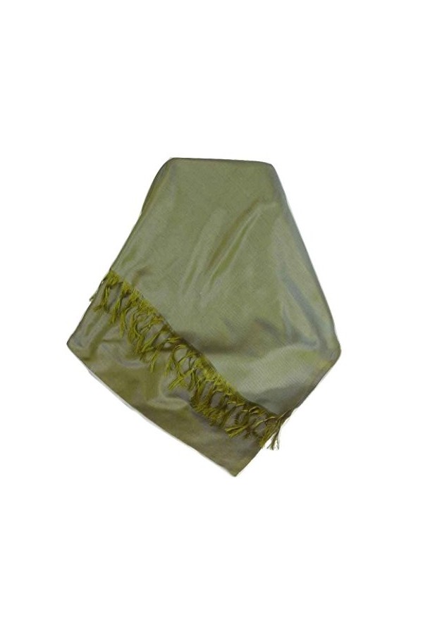 Pashmina & Silk Varanasi Foulard de Soie Anand 4 Pearl Gamme Heritage