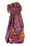 Pashmina & Silk Foulard de Soie Prime Varanasi Border Heritage Sandeep 310