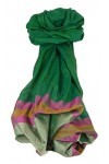 Pashmina & Silk Foulard de Soie Prime Varanasi Border Heritage Swami 601