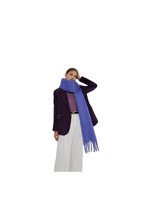 TOBILE Écharpe dhiver pour femme - Imitation cachemire - Châle chaud et long - Pashmina