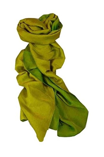 Pashmina & Silk Foulard de Soie Vietnamienne Cham-Pa Emerald