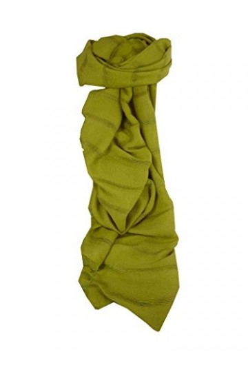 Pashmina & Silk Foulard de Soie Vietnamienne Hue Weave Light Olive