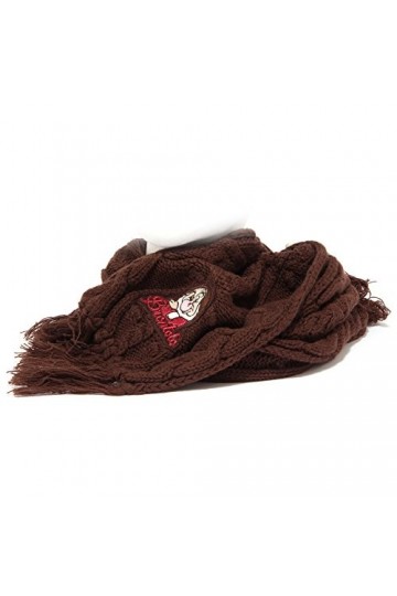 DUCK FARM 0122S sciarpa donna 7DWARFS DISNEY BRONTOLO marrone brown scarf woman [TAGLIA UNICA]