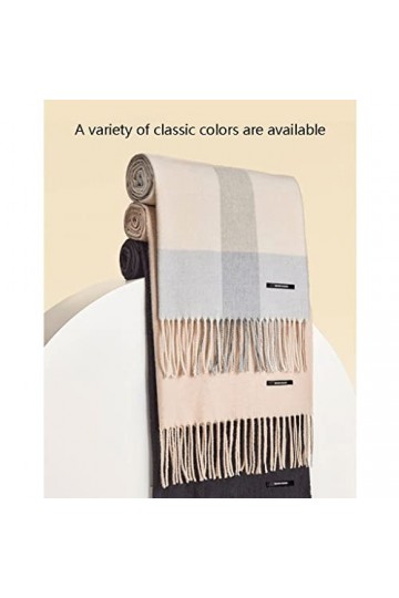 Écharpe en Laine de Laine dhiver Foulard de Laine Pashmina Châle Wrap Unisexe for Hommes et Femmes Longues Grandes écharpes 