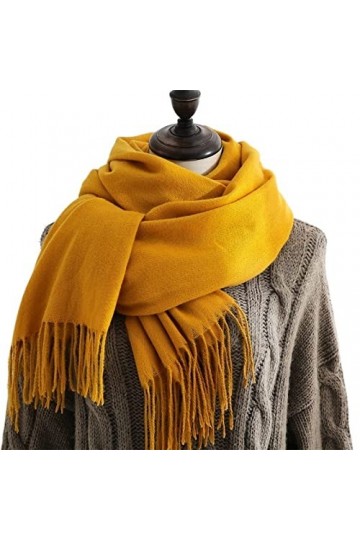 JGATW Écharpe Echarpe Foulard Femme Écharpes Dhiver Imitation Cachemire Sentence Pashmina Châle Enveloppe Soft Couverture Ch