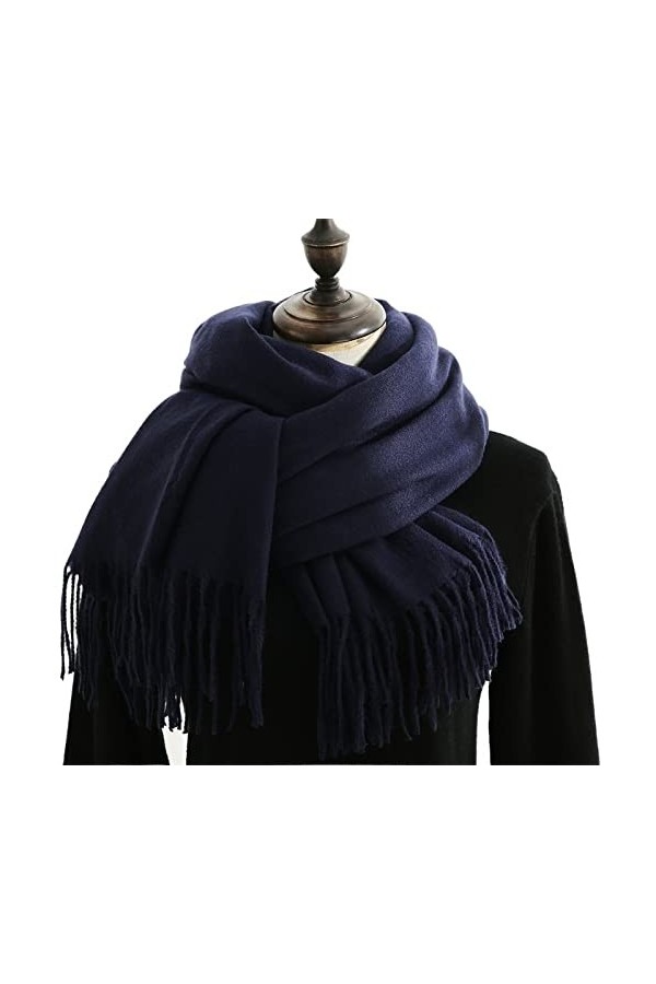 JGATW Écharpe Echarpe Foulard Femme Écharpes Dhiver Imitation Cachemire Sentence Pashmina Châle Enveloppe Soft Couverture Ch