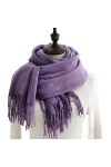 JGATW Écharpe Echarpe Foulard Femme Écharpes Dhiver Imitation Cachemire Sentence Pashmina Châle Enveloppe Soft Couverture Ch