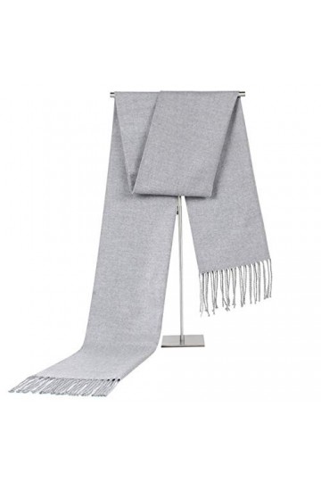 Foulard Femme Cheveux Echarpe Soie Écharpe pour Hommes Écharpe Couleur Unie Doux Châle Wrap Écharpe Chaude De Haute Qualité É