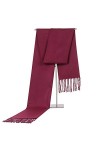 Foulard Femme Cheveux Echarpe Soie Écharpe pour Hommes Écharpe Couleur Unie Doux Châle Wrap Écharpe Chaude De Haute Qualité É