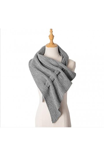 Foulard Femme Cheveux Echarpe Soie Écharpe De Luxe Dames Solide Couleur Tricoté Triangle Écharpe Enveloppé Pointu Châle Chaud