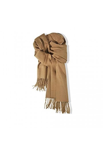 TYXL Foulard de Soie Femme, Echarpe mode, couleur unie, douce par rapport au cachemire, pour ados et étudiants en hiver, 200 
