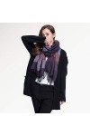 Foulard Femme Soie Cheveux pour De Hiver en Echarpe Écharpe De Mode Femme Designer Châle Écharpe Écharpe Douce 06