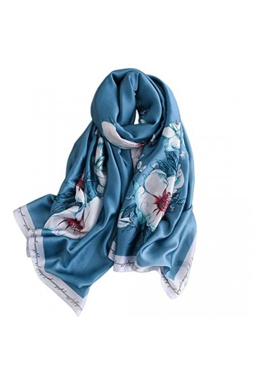 TZUFA Écharpe écharpe femmes imprimé Floral cachemire châle femmes longue Bandana carré écharpe