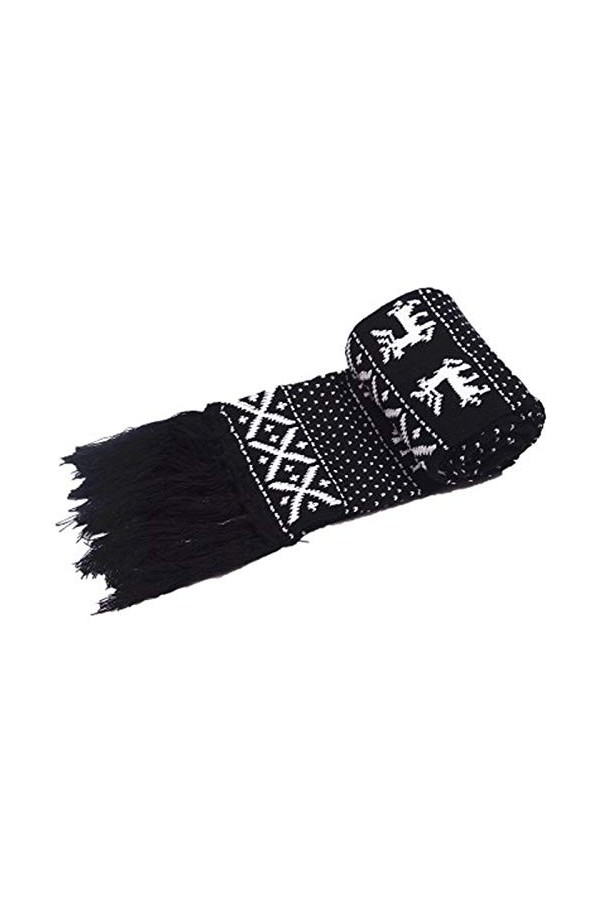 TYXL Foulard de Soie Femme, Écharpe Femmes Amoureux de Noël Écharpes Hiver Écharpes Chaudes pour Femmes Hommes Écharpe Tricot
