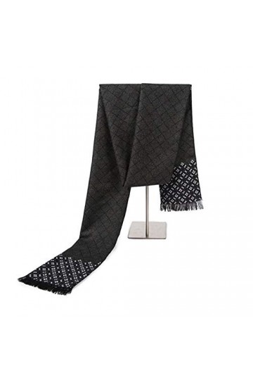 TYXL Foulard de Soie Femme, Écharpe Femmes Chaud Chaussure Hommes Mode Hiver Écharpe Style Solide Style Formel Affaires Châle
