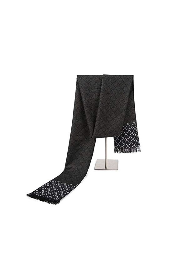 TYXL Foulard de Soie Femme, Écharpe Femmes Chaud Chaussure Hommes Mode Hiver Écharpe Style Solide Style Formel Affaires Châle