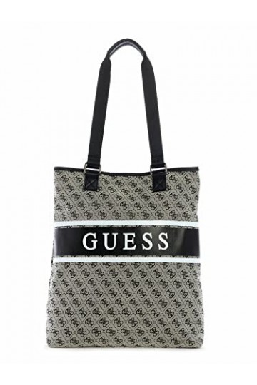 GUESS Sac à main fourre-tout logo noir, noir